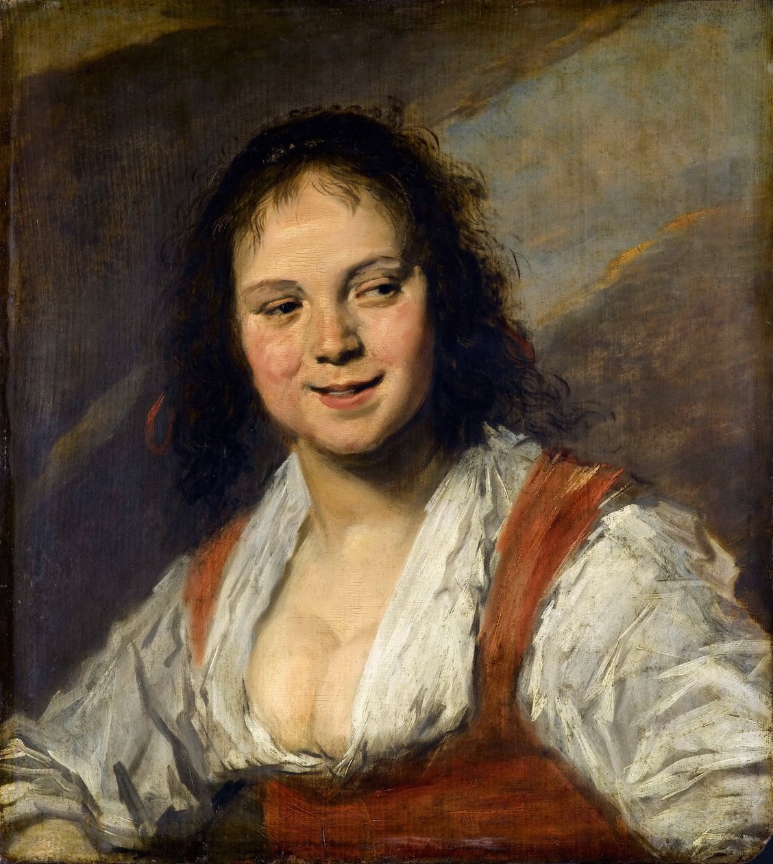 Gypsy Girl The Bohemian af Frans I Hals