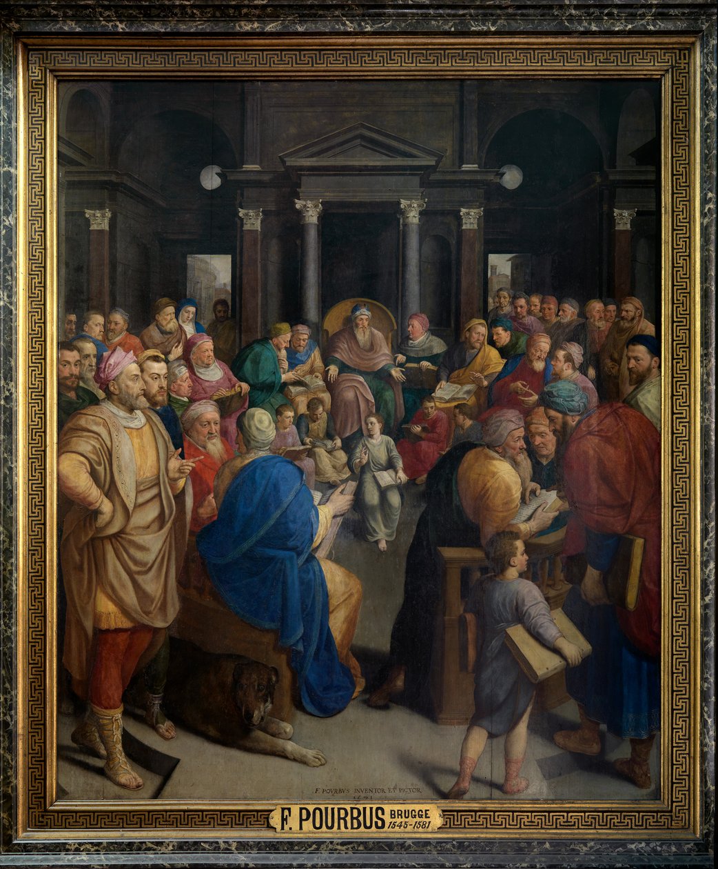 Centralpanel i Triptykonen om 