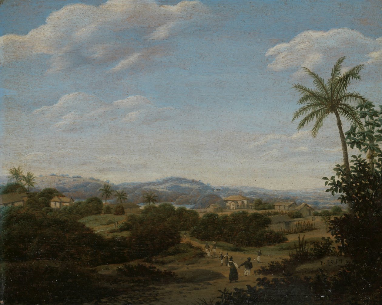 brasiliansk landskab brasiliansk landskab af Frans Post
