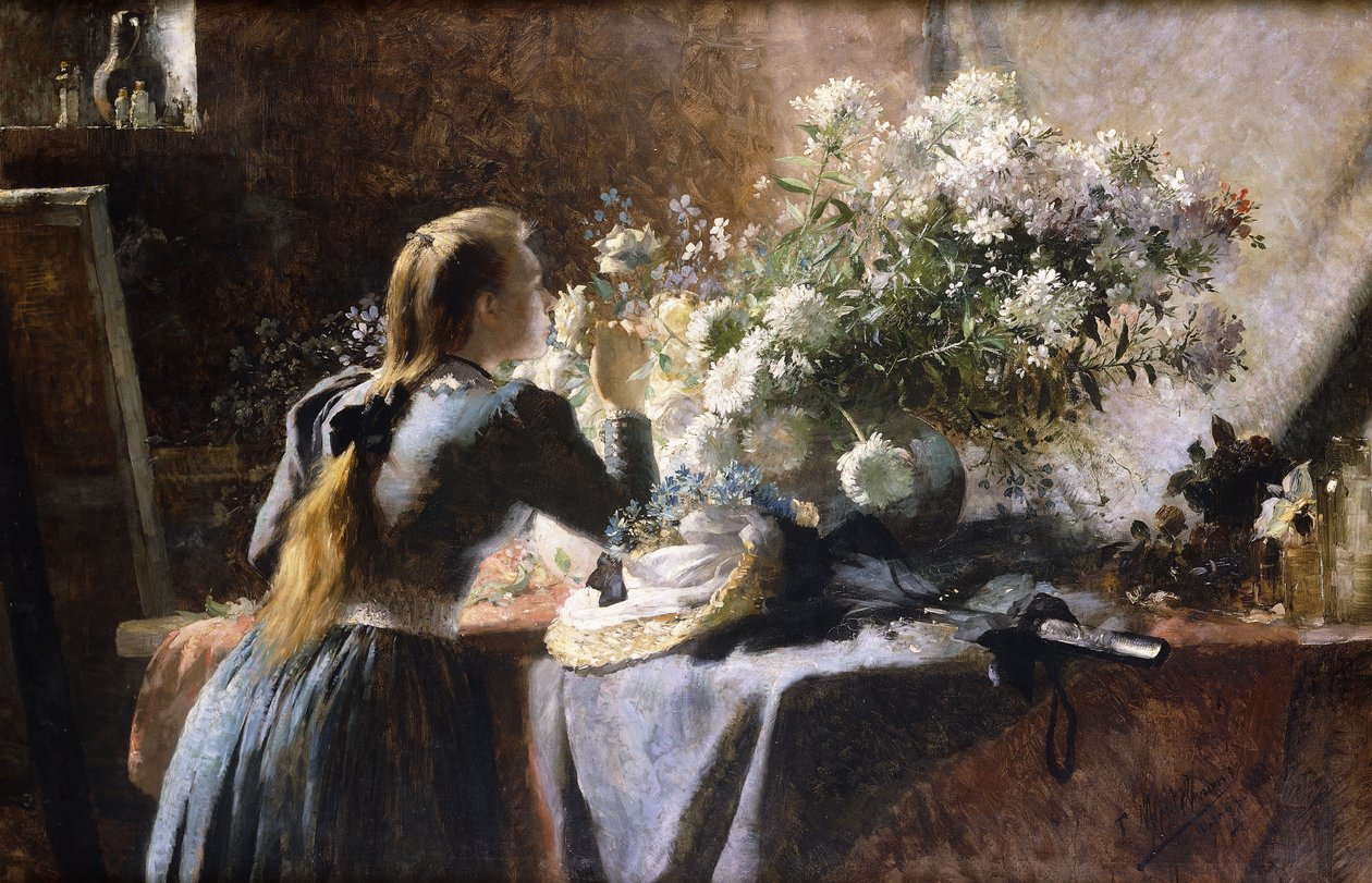 Besøg i studiet af Frans Mortelmans