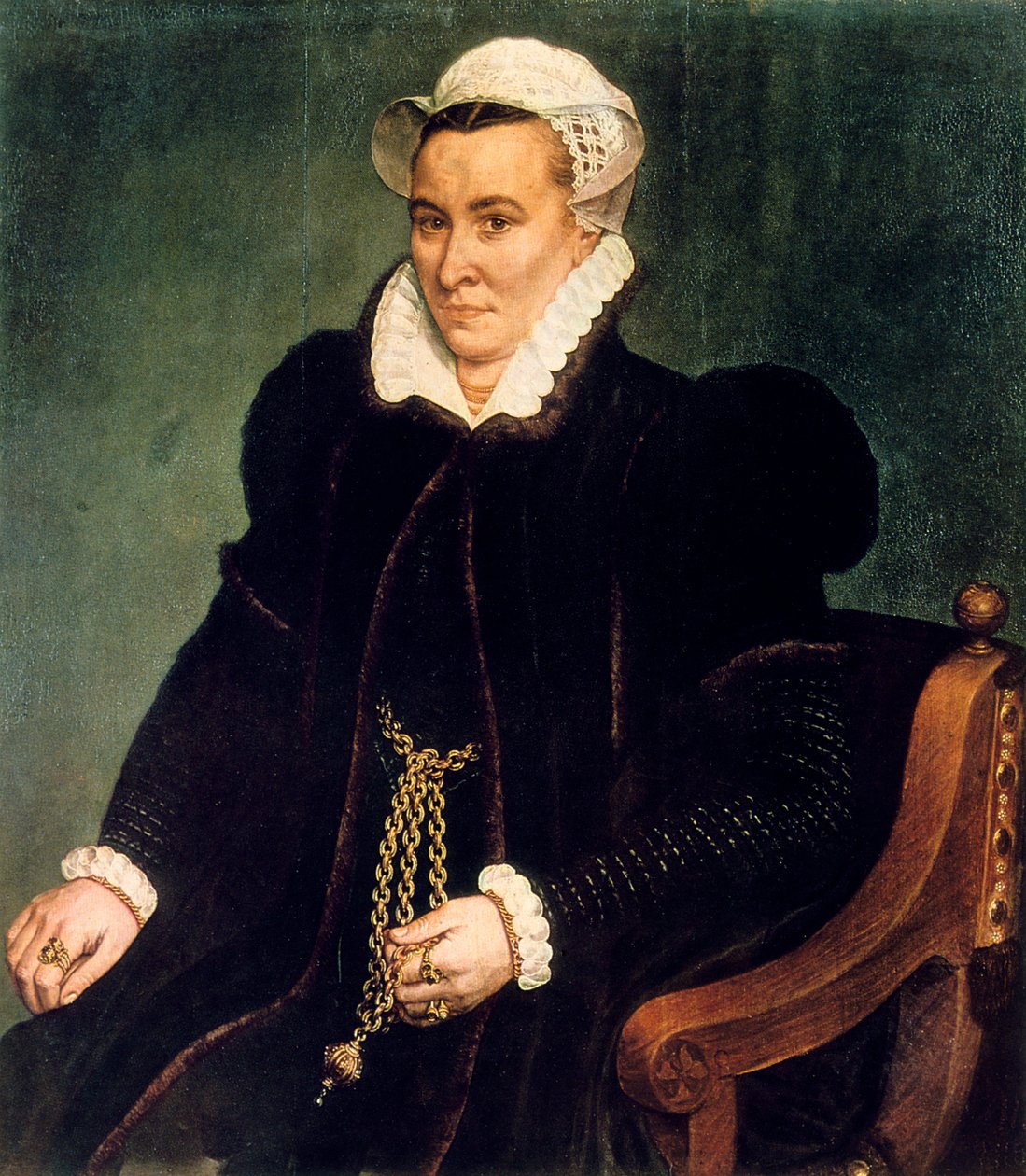 Portræt af en kvinde, c1565-1581 af Frans Pourbus the Elder