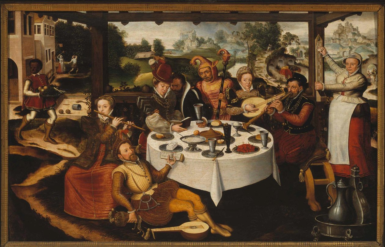Lignelsen om den fortabte søn. af Frans Pourbus the Elder
