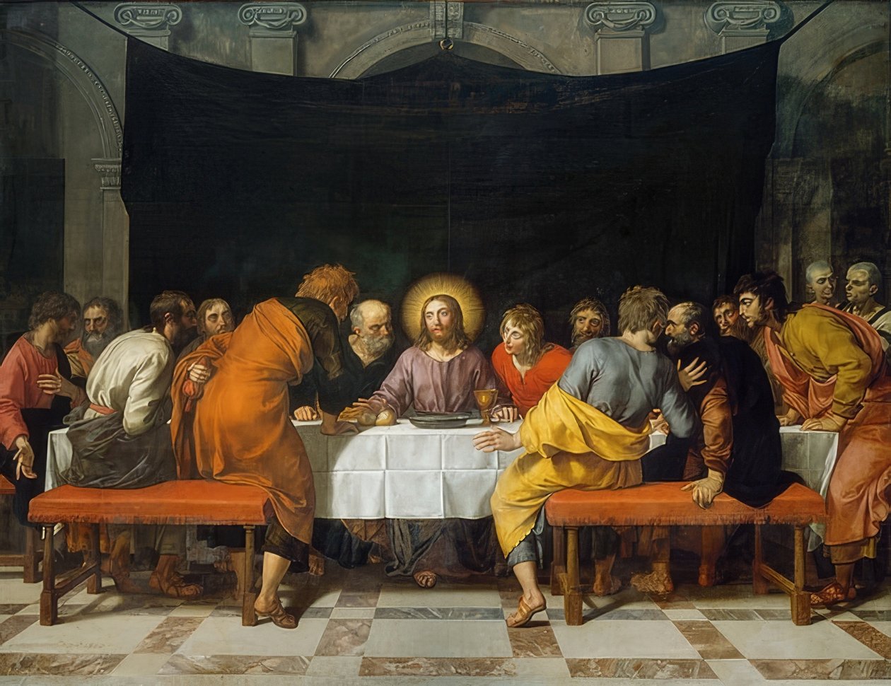 Den sidste nadver. 1618 af Frans Pourbus the Younger