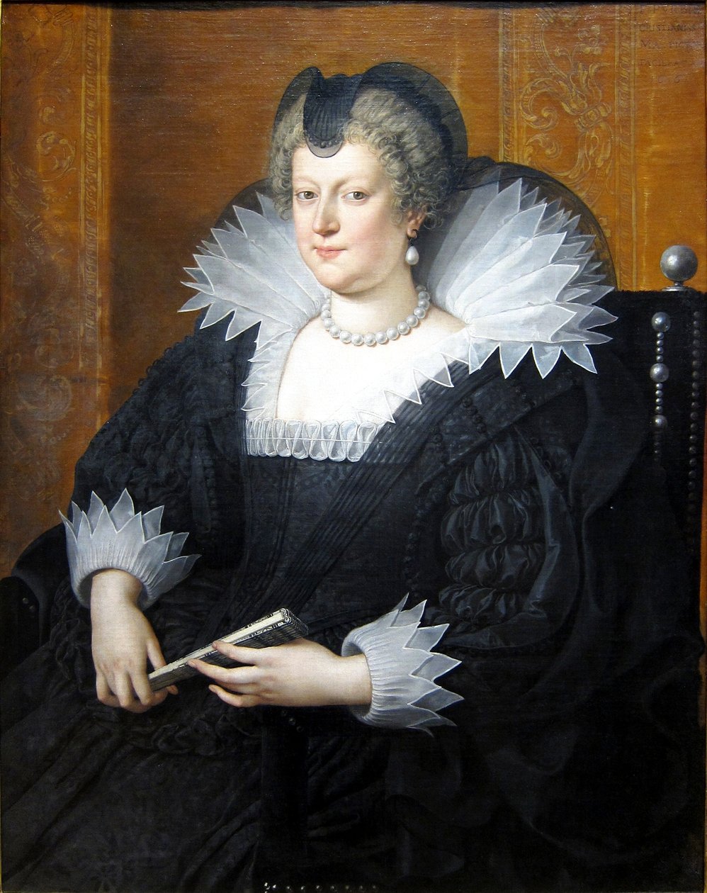 Marie de Médicis af Frans Pourbus the Younger