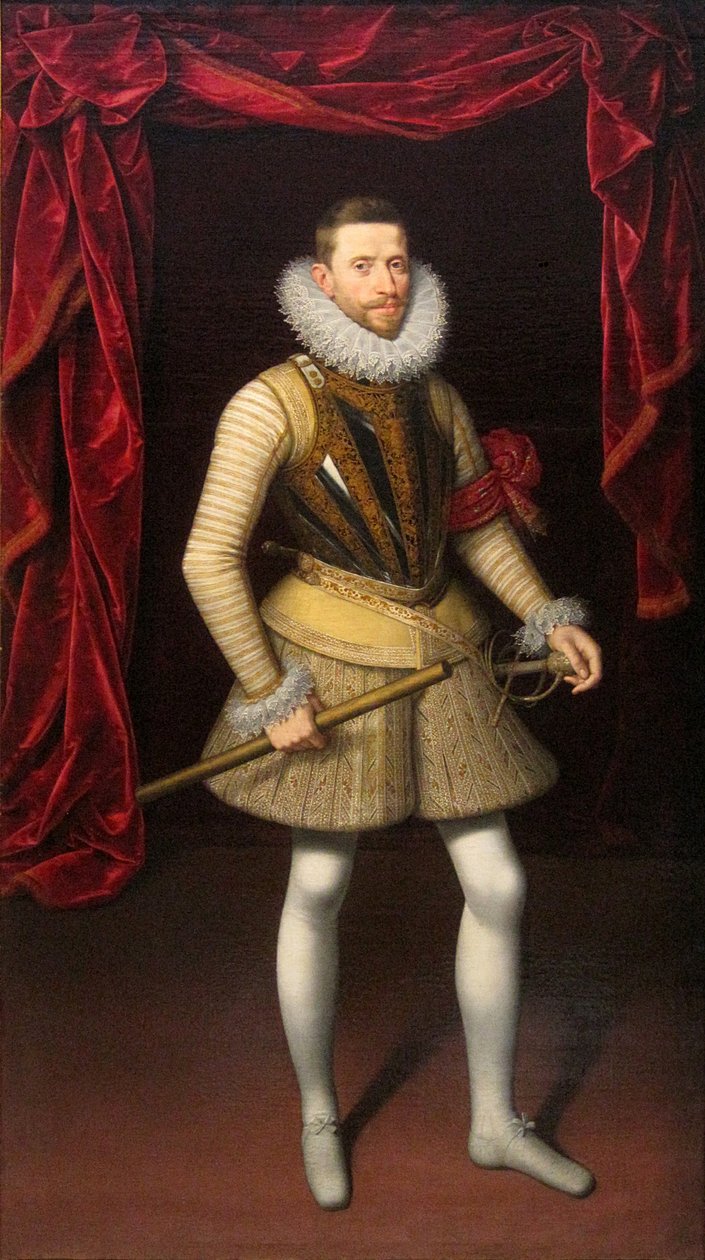 Portræt af Albert VII, ærkehertug af Østrig af Frans Pourbus the Younger