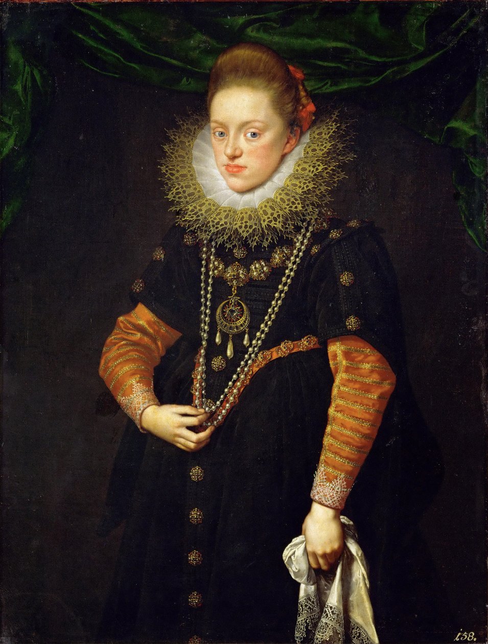 Portræt af Konstanz af Østrig 15881631, dronning af Polen, ca 1603 af Frans Pourbus the Younger