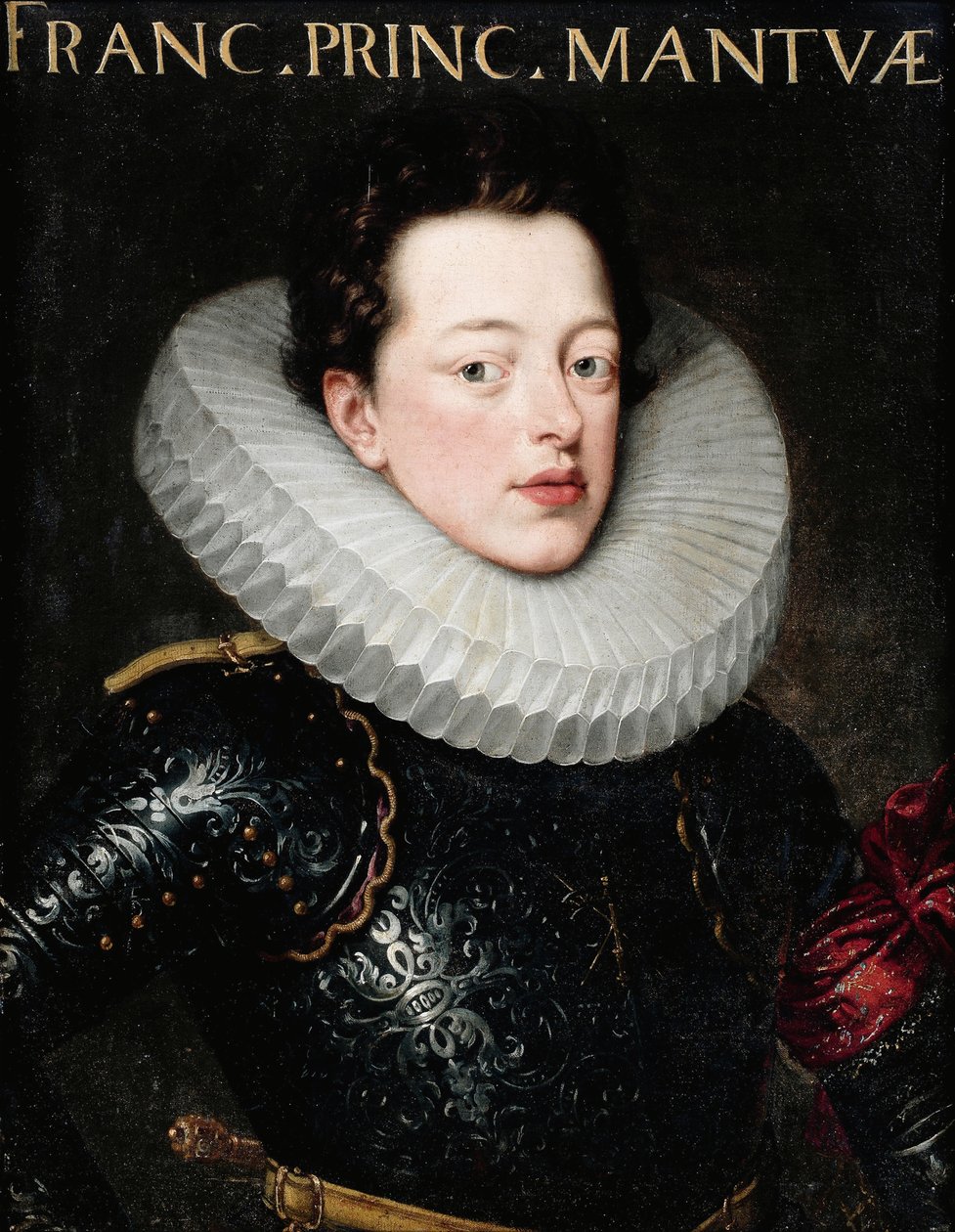 Portræt af Francesco IV Gonzaga 1586-1612, hertug af Mantua. af Frans Pourbus the Younger
