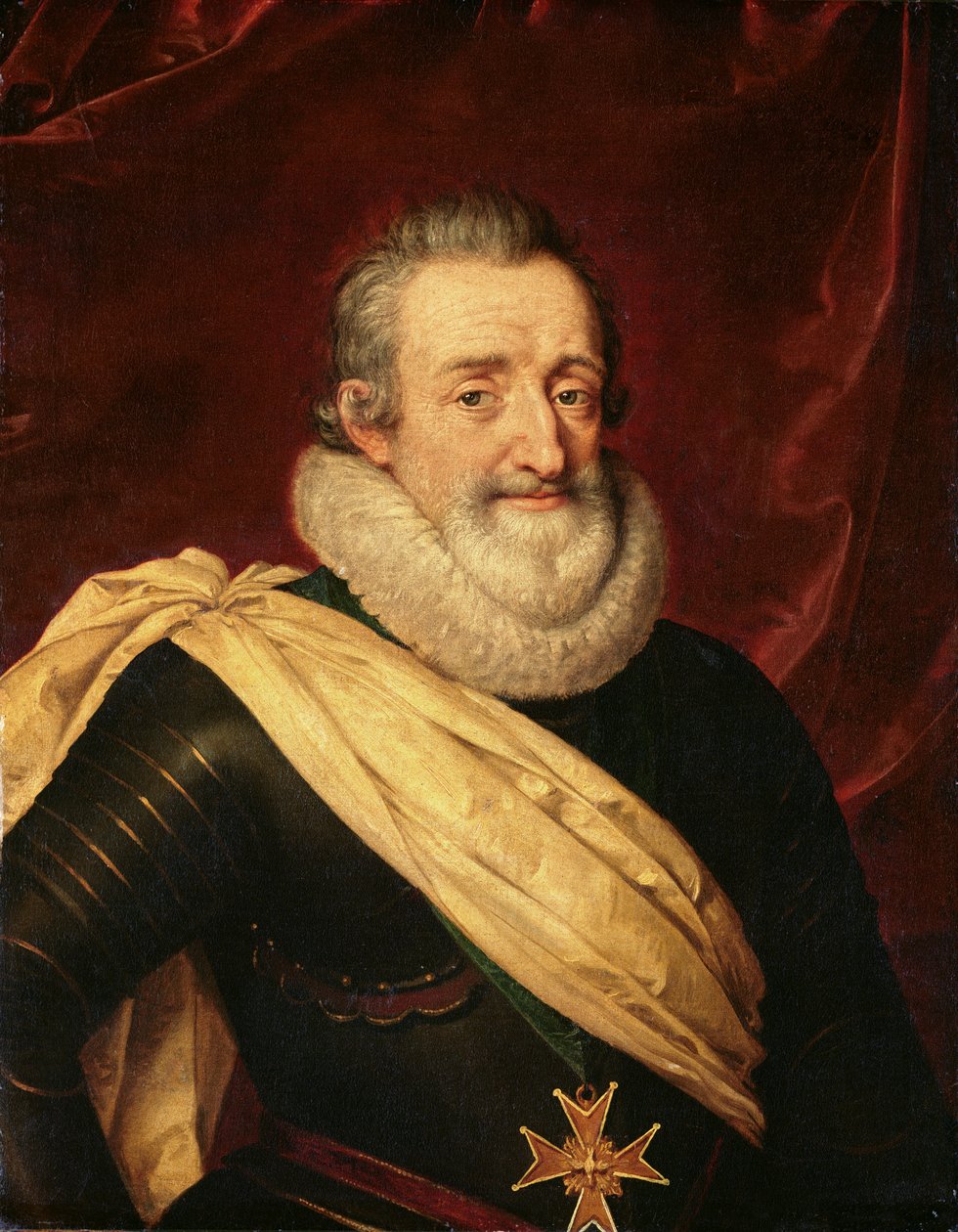 Portræt af Henri IV (1553-1610) konge af Frankrig af Frans Pourbus the Younger