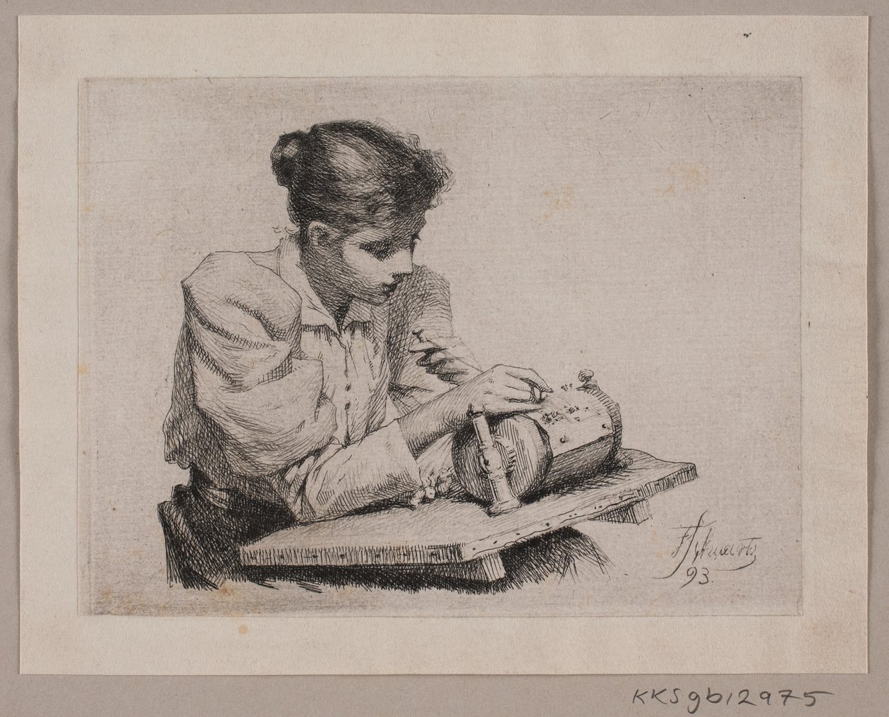 Kniplersken af Frans Schwartz