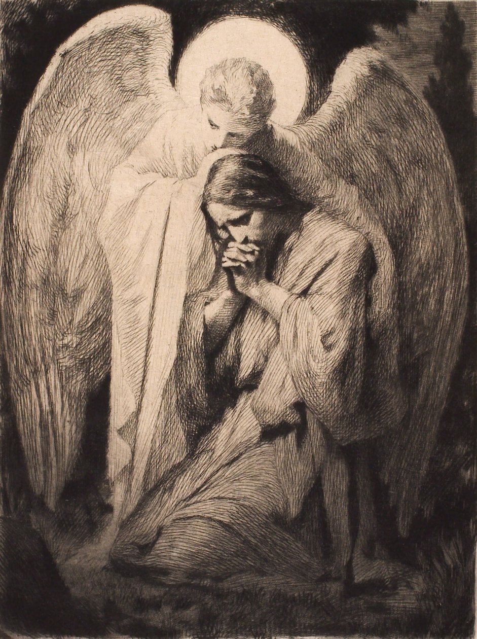 Kristus i Getsemane af Frans Schwartz