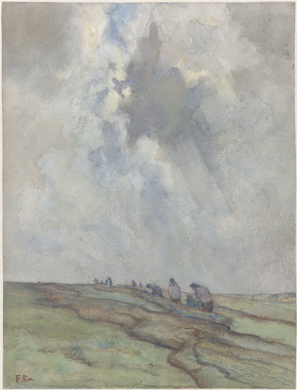 Tørring af net af Frans Alexander Evert Lodewijk Smissaert