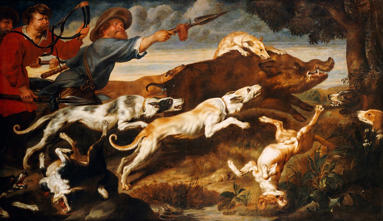 En ornejagt af Frans Snyders or Snijders