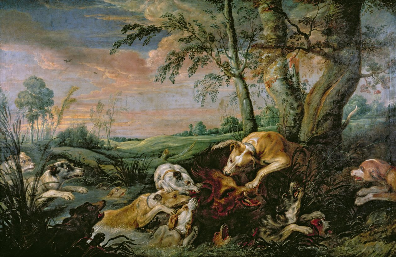 En ornejagt af Frans Snyders or Snijders