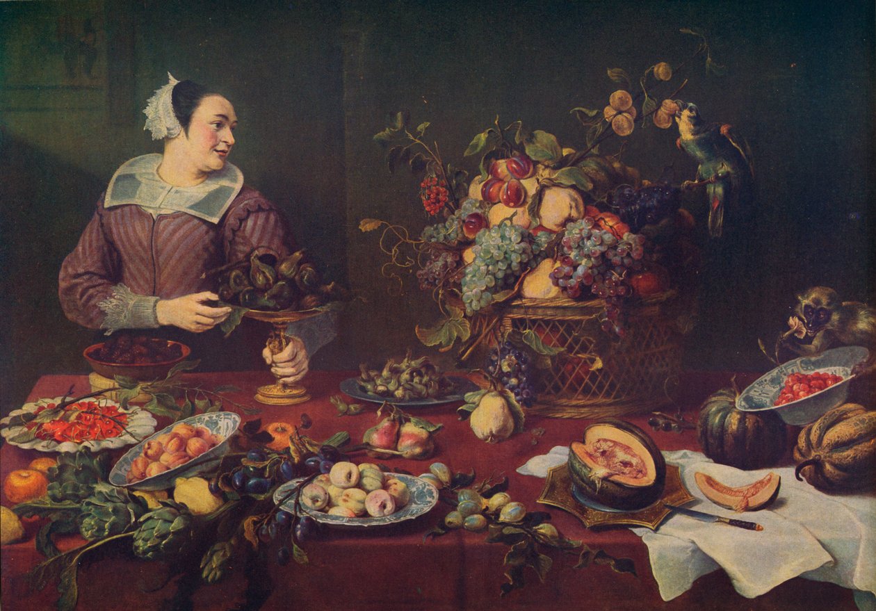 La Vendedora De Frutas, The Fruit Seller, 1636, c1934 af Frans Snyders or Snijders