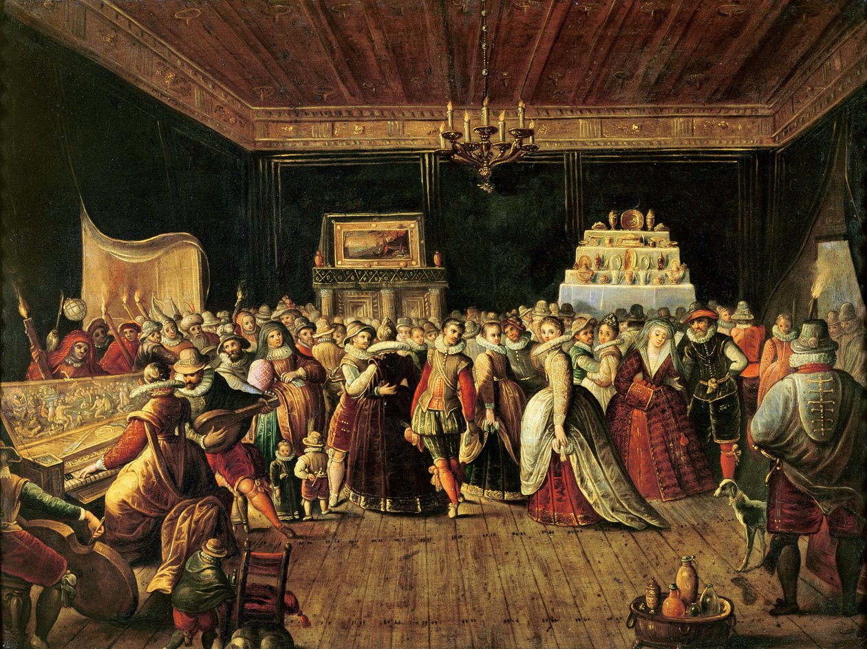 En kugle (olie på kobber) af Frans the Elder Francken