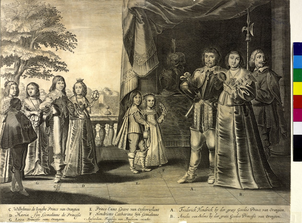 Prins af Oranien Frederik Henrik (print) af Frans van Beusekom