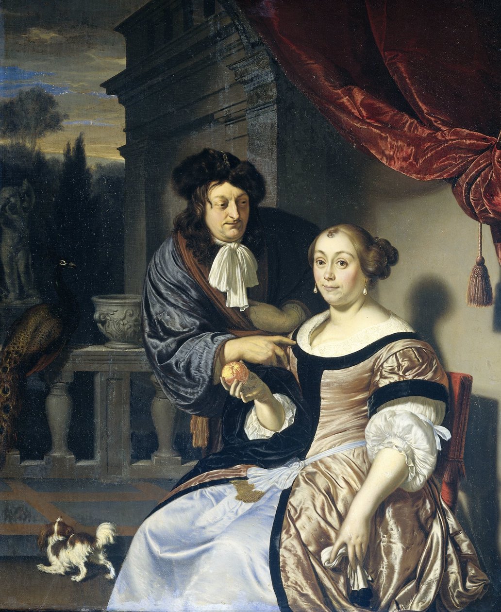 En mand og en kvinde af Frans van Mieris (I)