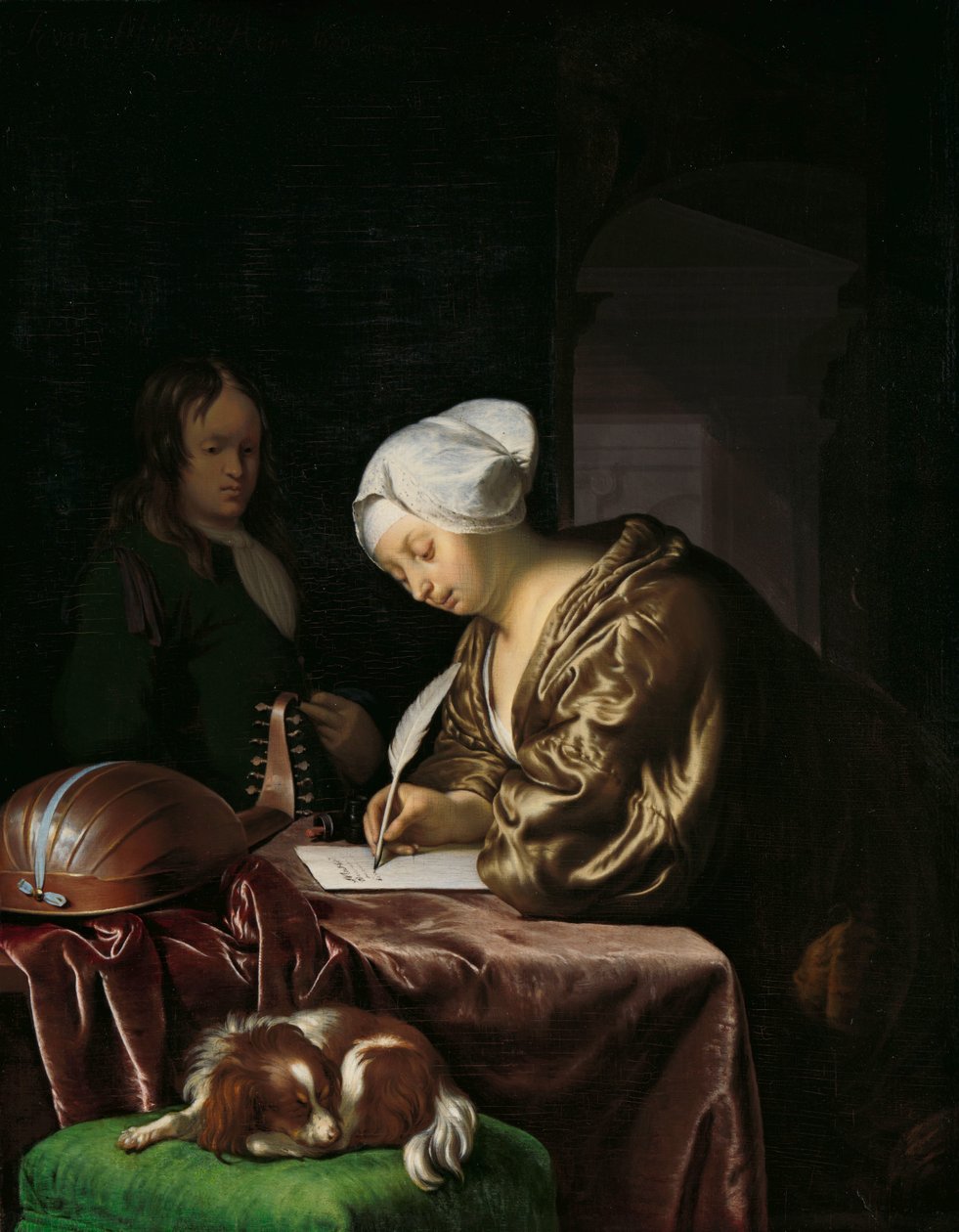 Brevskriveren Brevskriveren af Frans van Mieris (I)
