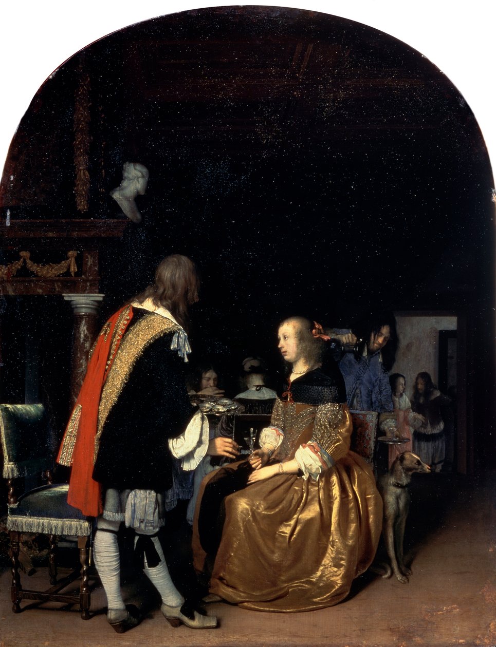 Østersmåltidet, 1659. af Frans van Mieris