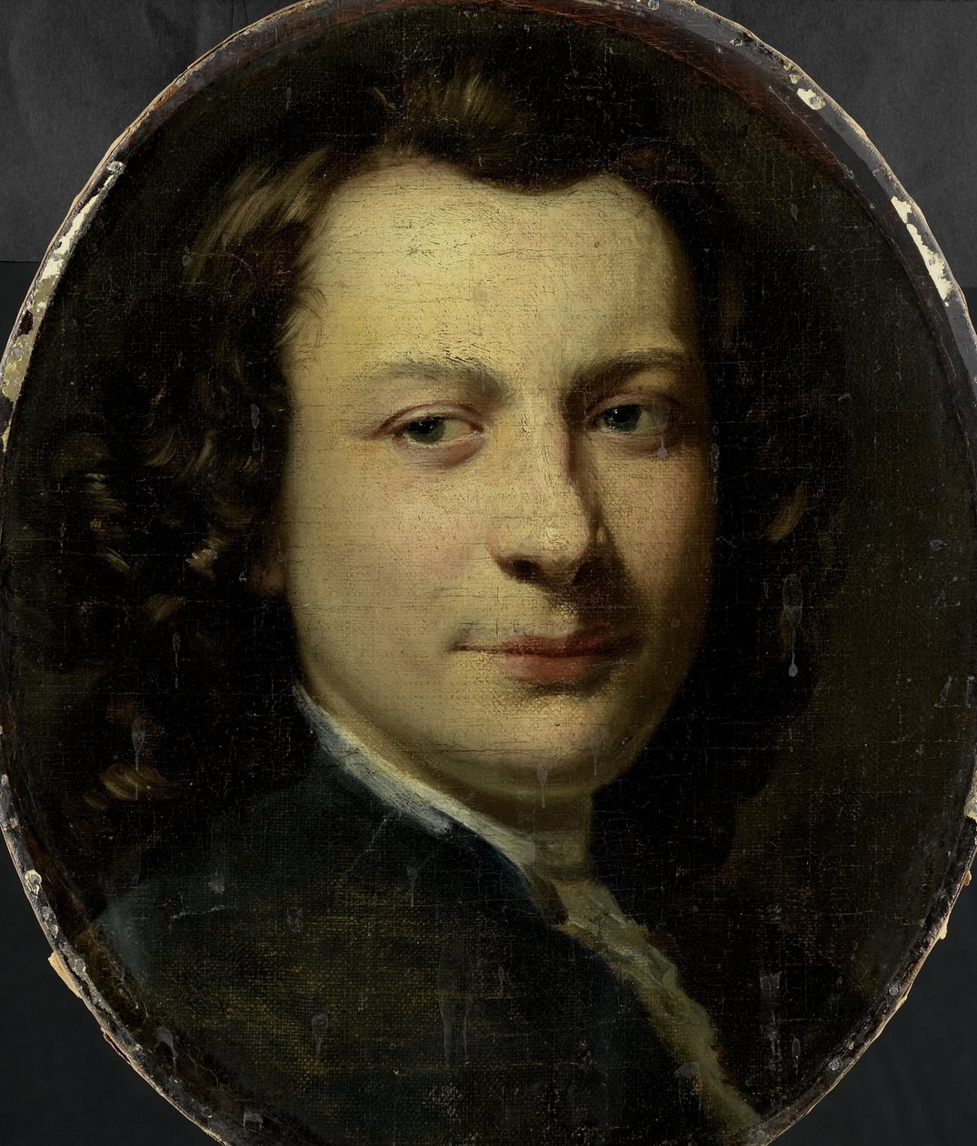 Portræt af George van der Myn, maler af Frans van der Mijn