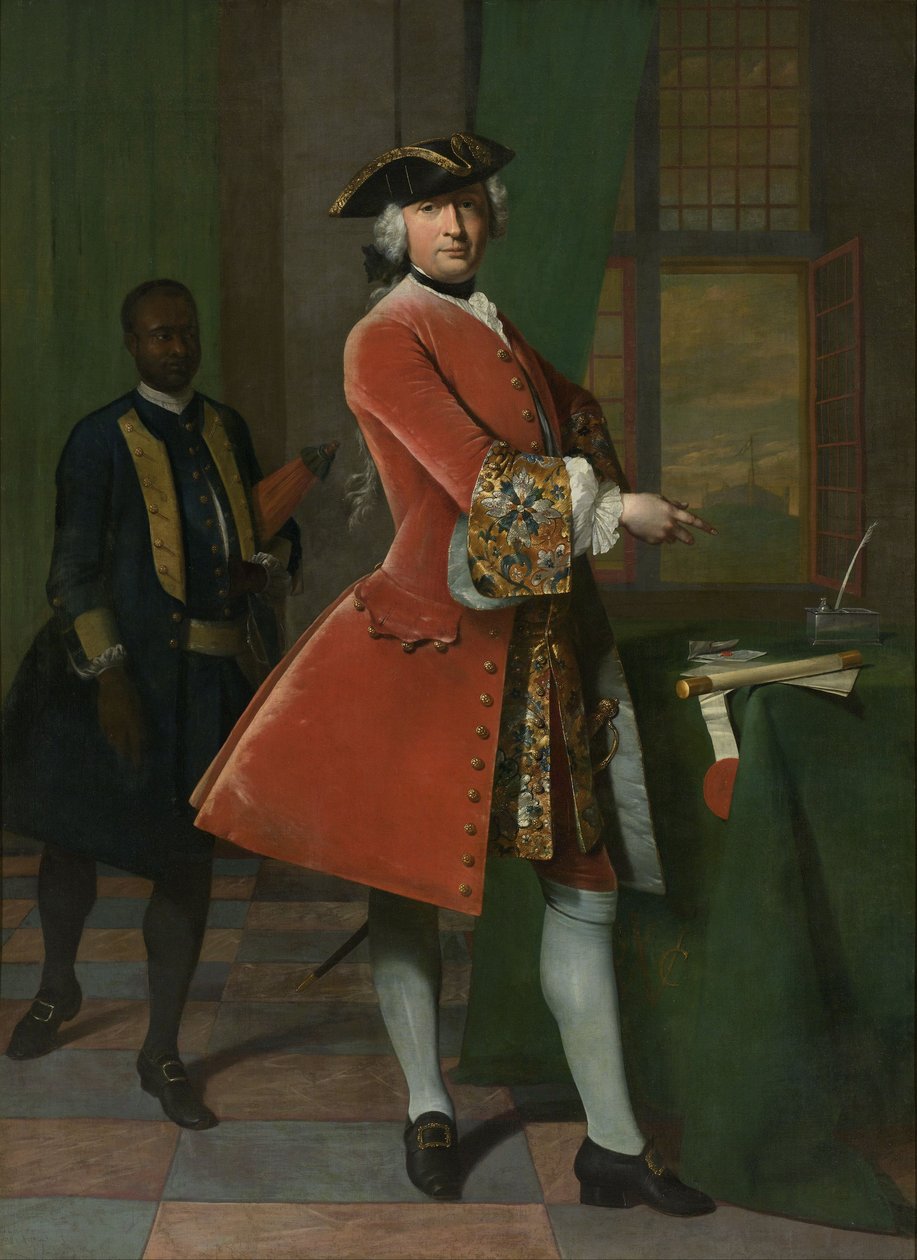 Portræt af Jan Pranger, 1742 af Frans van der Mijn