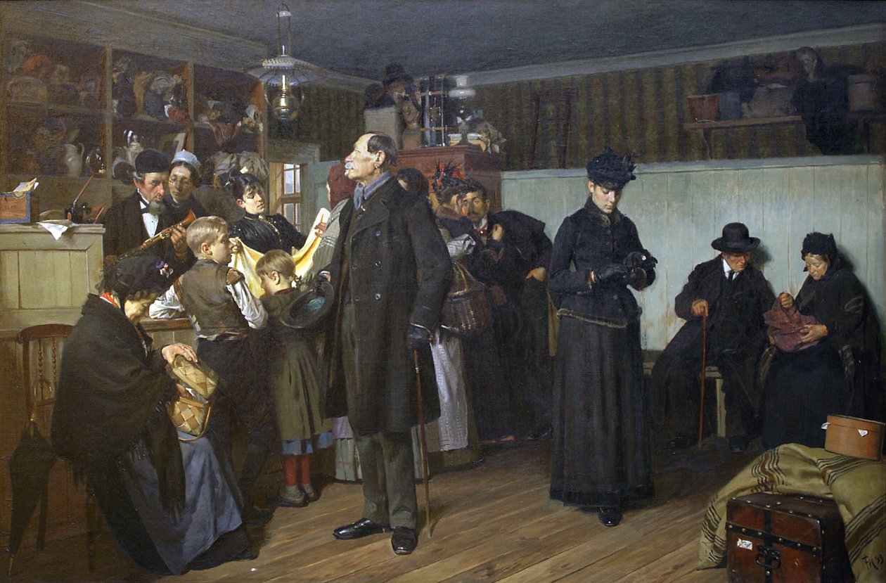 Hos pantelåneren af Frants Henningsen