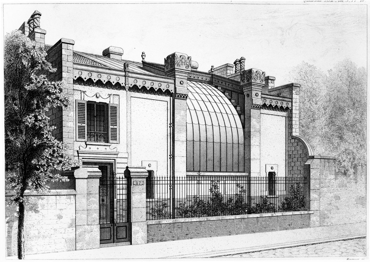 Malerstudie, 57, boulevard Arago, Paris. 1878 af Frantz Huguelin