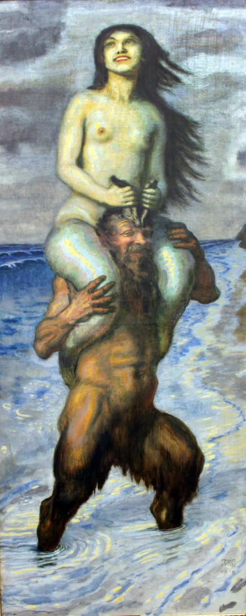 Faun og Havfrue af Franz von Stuck