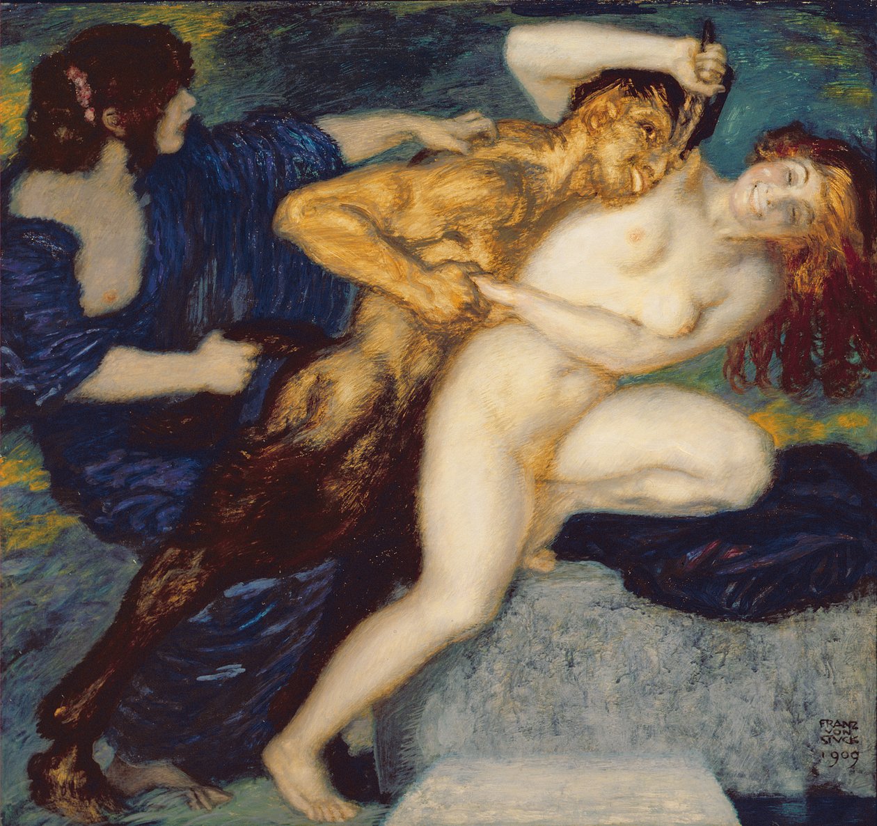Scherzo, 1909 af Franz von Stuck