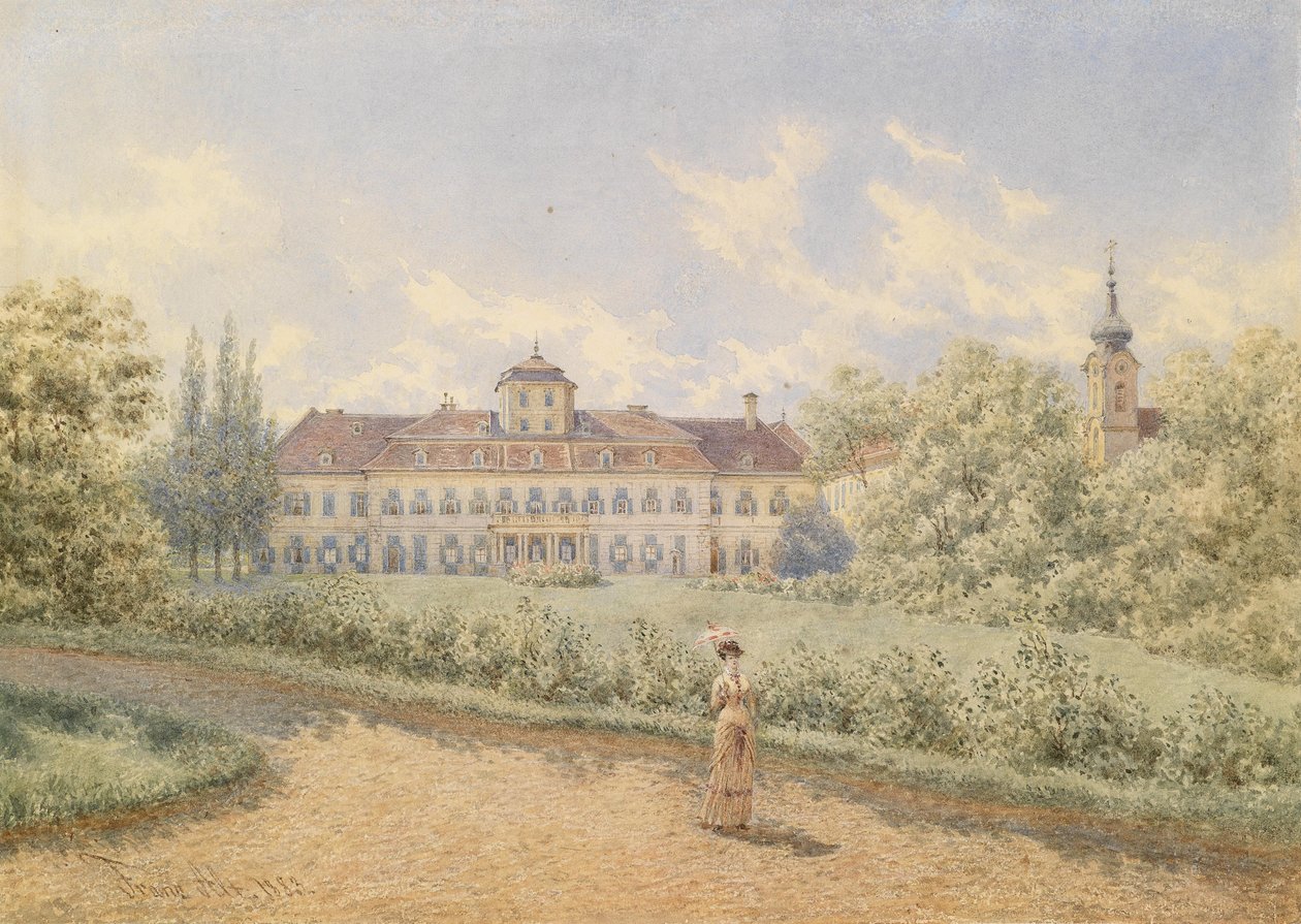 Blauer Hof Laxenburg af Franz Alt