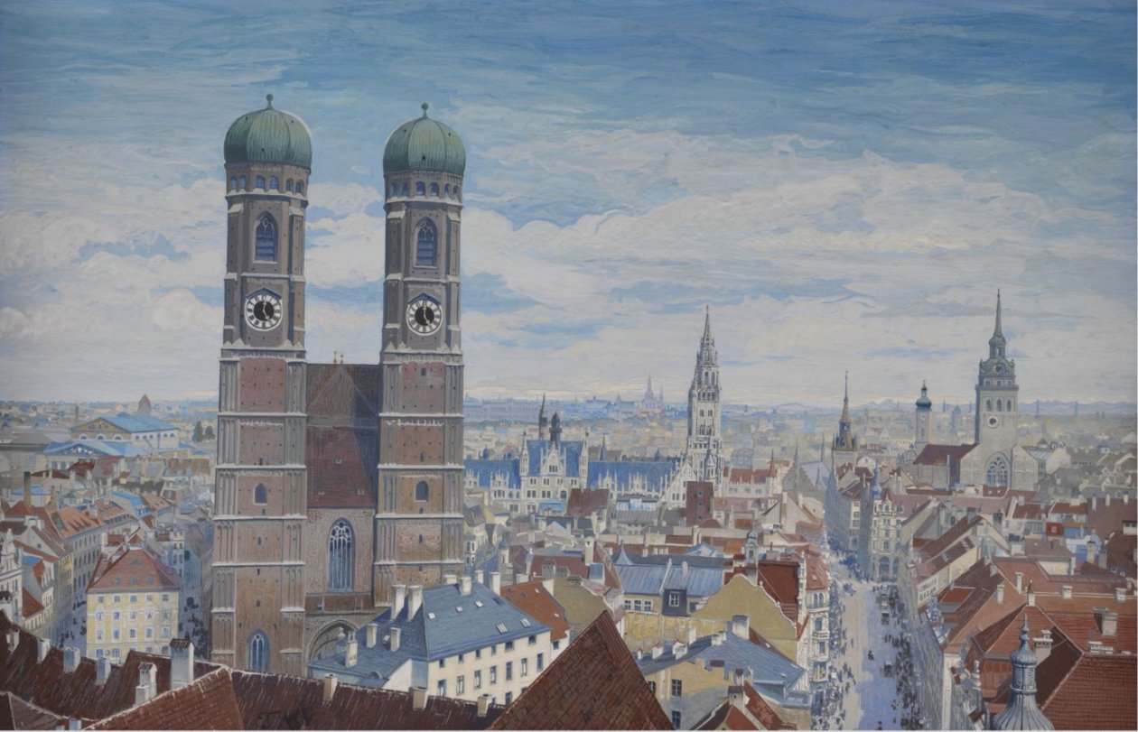Udsigt over München af Franz Alt