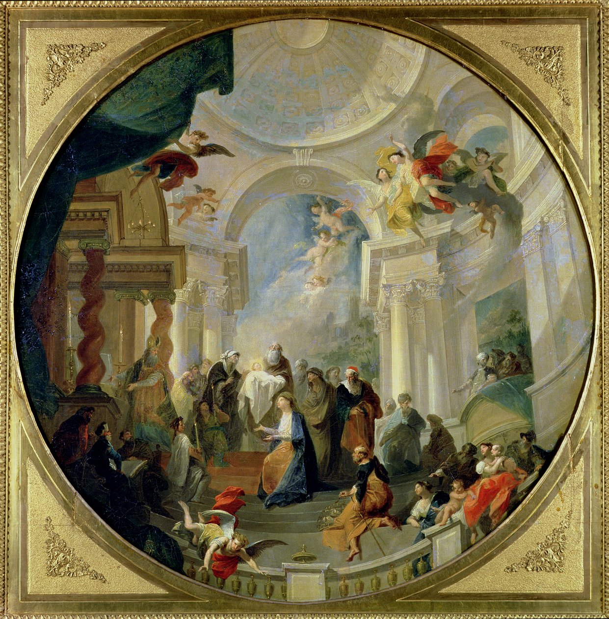 Præsentation i templet af Franz Anton Maulbertsch