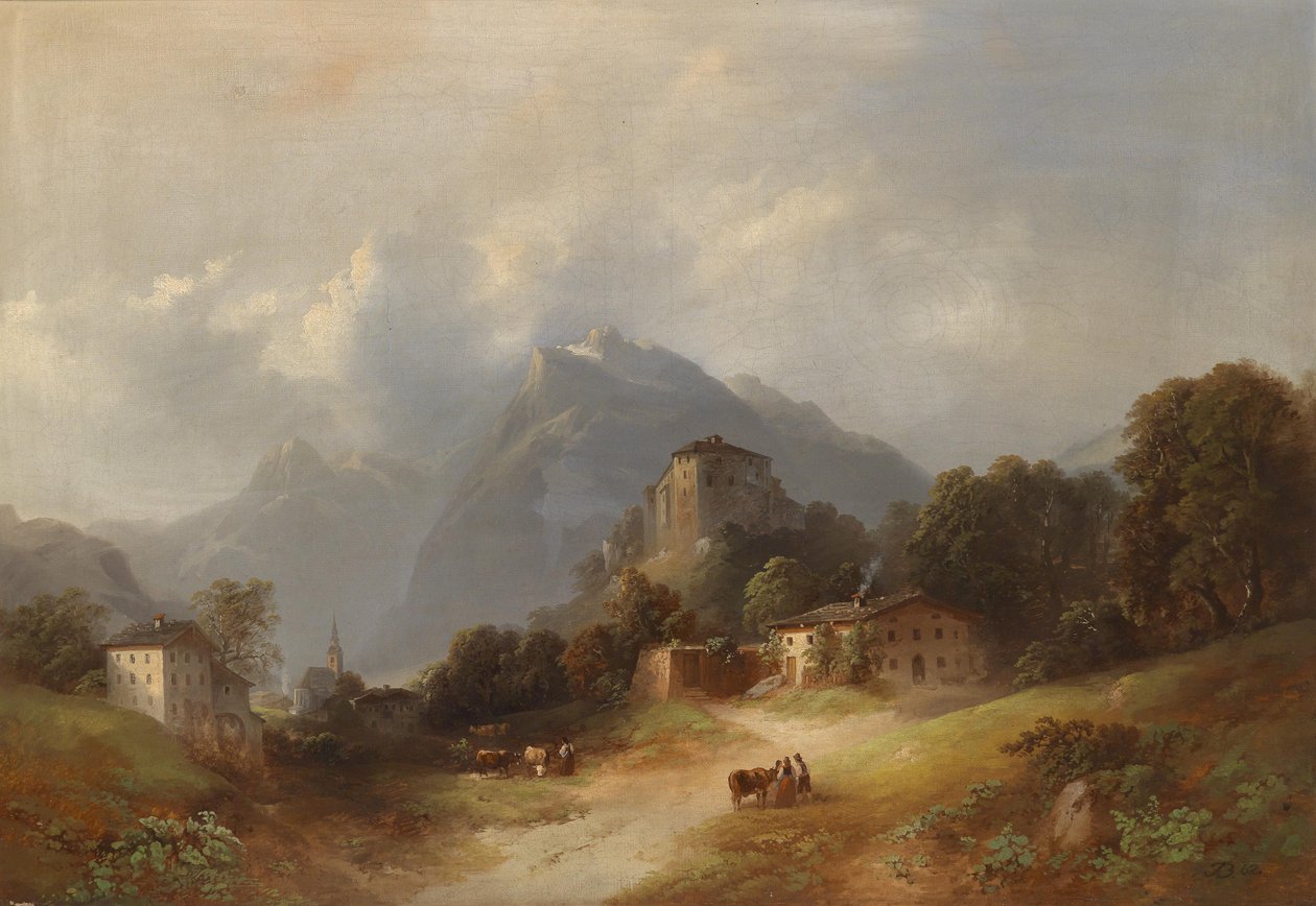 landskab af Franz Barbarini