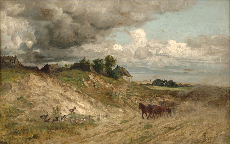 Stigende tordenvejr af Franz Bunke