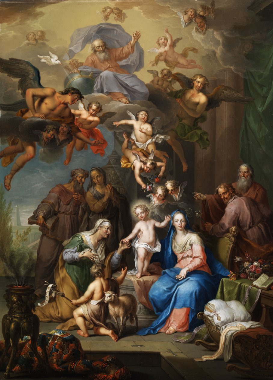 Den hellige familie af Franz Christoph Janneck