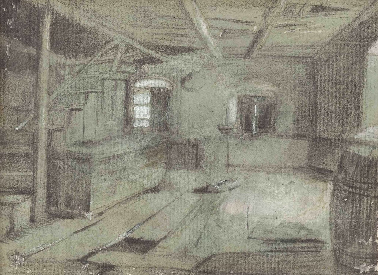 Stuehus interiør af Franz Defregger