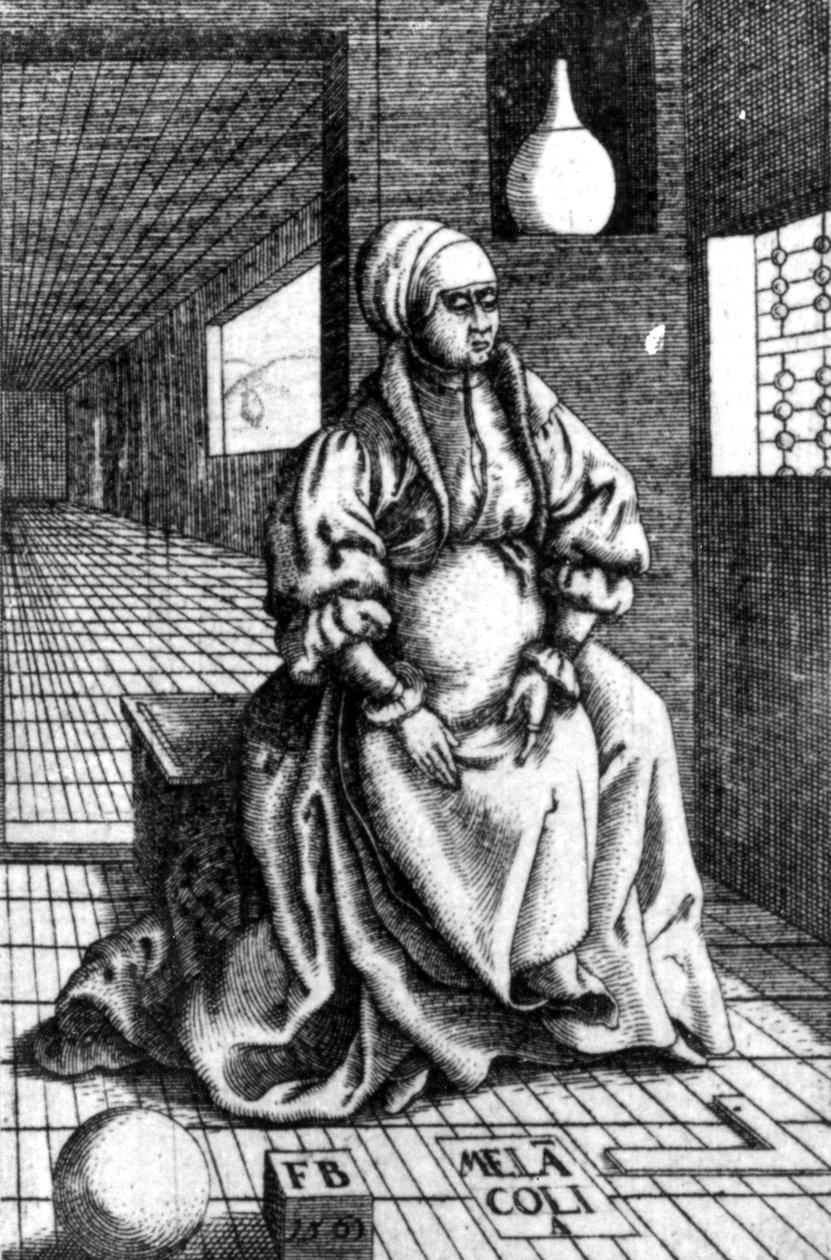 Melankoli, 1560 af Franz Isaac Brun