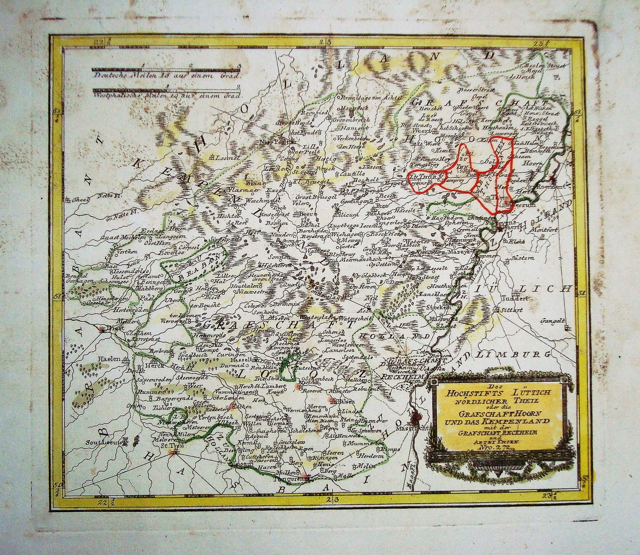 Af bispedømmet Liège, det nordlige Thei af Franz Johann Joseph von Reilly