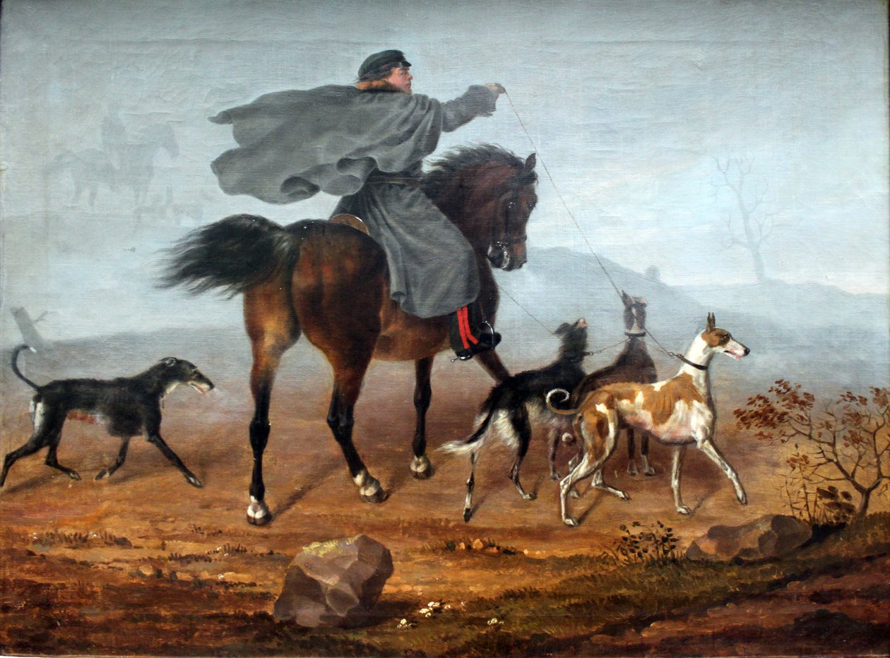 Rider ud til Hunt af Franz Krüger