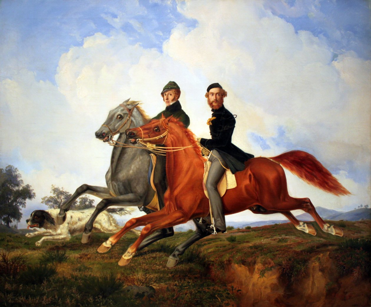 To ryttere i galop af Franz Krüger