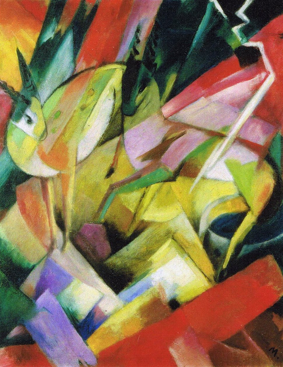 Bjergbestigning af Franz Marc