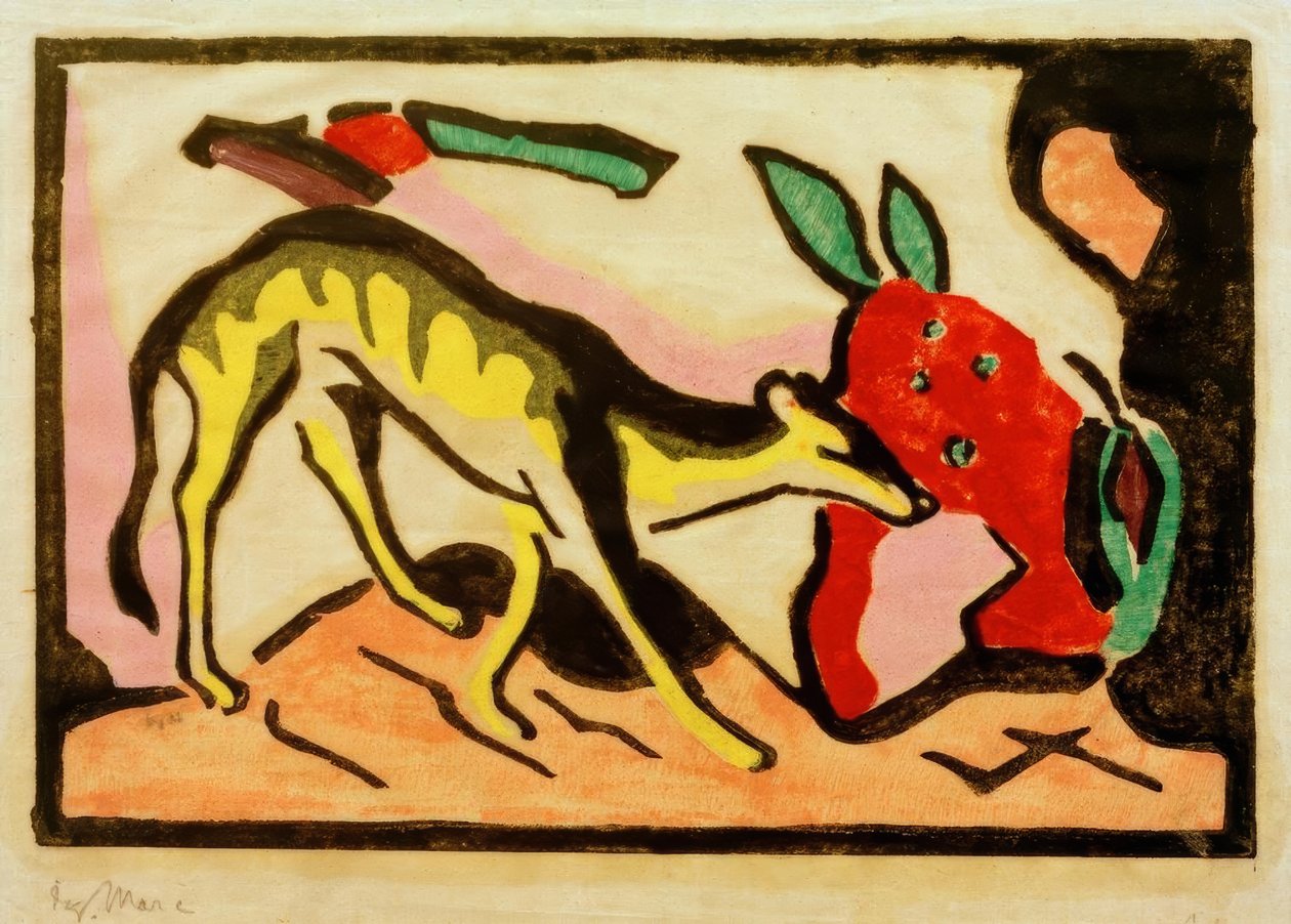 fabletier af Franz Marc