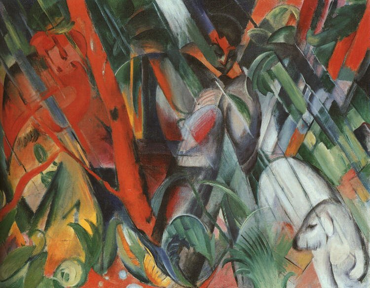 I regnen af Franz Marc