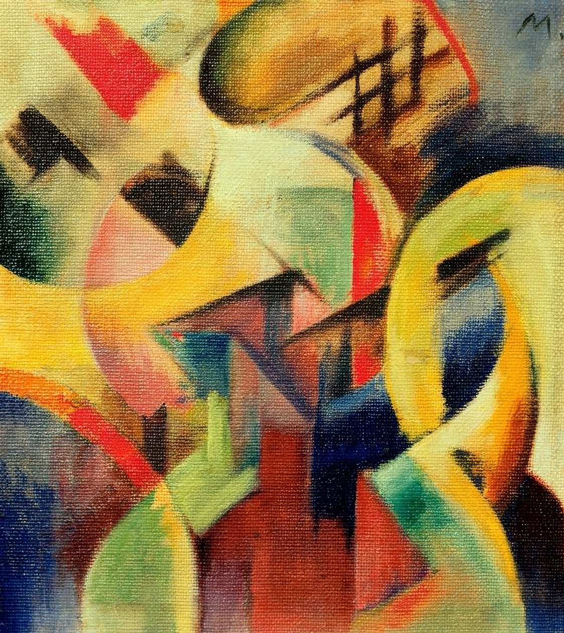 Lille sammensætning I. af Franz Marc