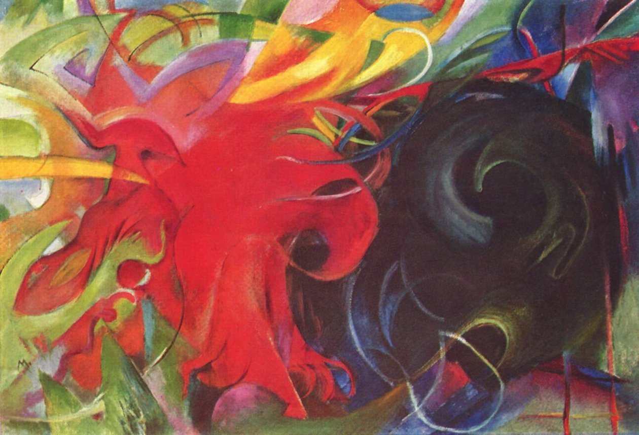 Bekæmpelsesformer af Franz Marc