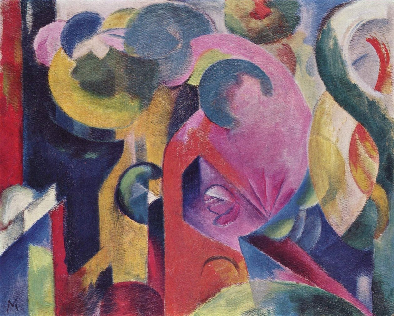 Komposition af Franz Marc