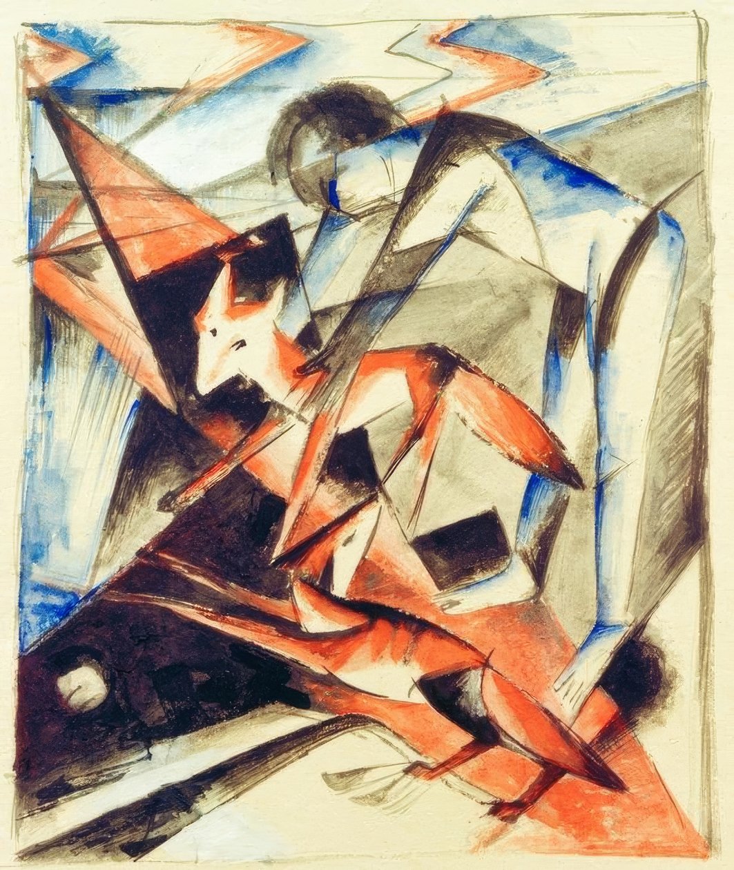 Noah og rævene af Franz Marc