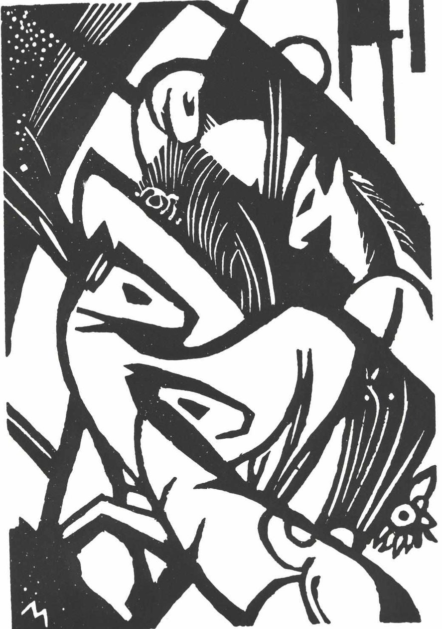 Vilde heste af Franz Marc