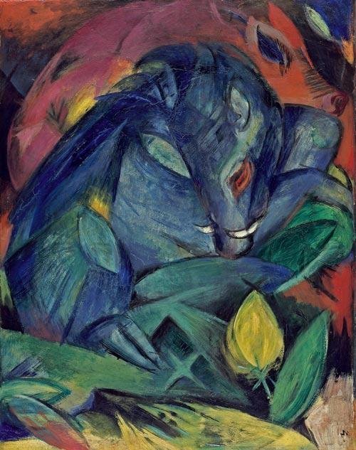 Vildsvin af Franz Marc