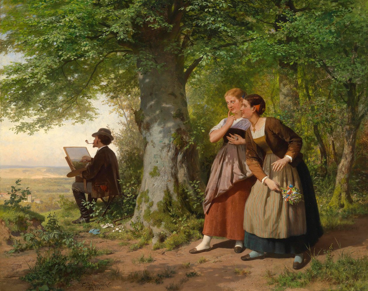 Den beundrede kunstner af Franz Maria Ingenmey